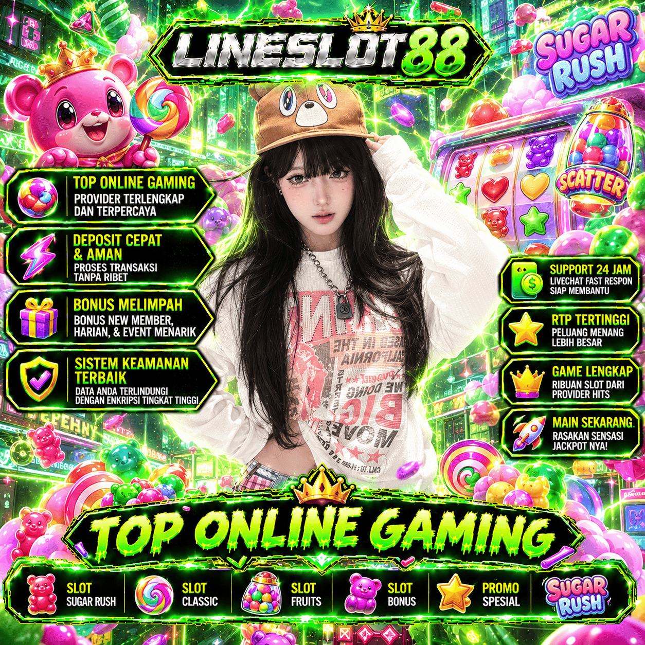 LINESLOT88: The Latest Safe & Secure Online Gaming Experience Open 24 Hours - WooCommerce eCommerce